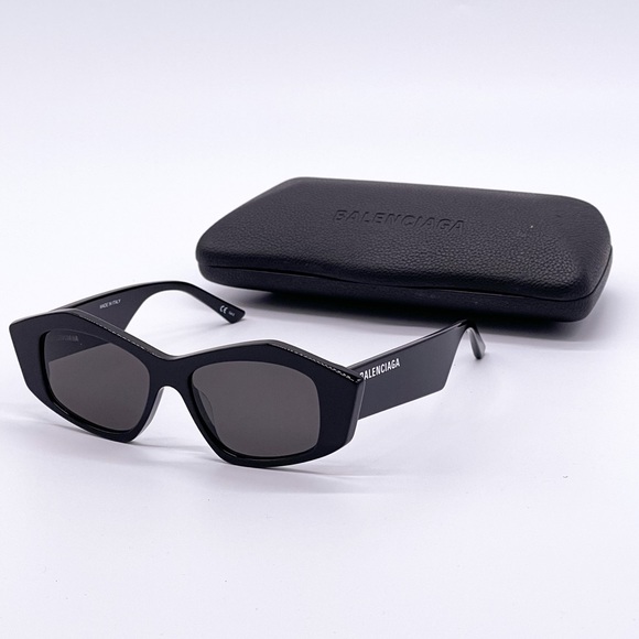 NEW BALENCIAGA BB0106S 001 BALENCIAGA SUNGLASSES NEW COLLECTION - Picture 2 of 13